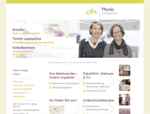 Tablet Screenshot of die-physiotherapeuten-dueren.de